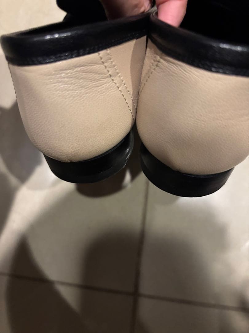 HERMESエルメス レザーローファー モカシン ロワイヤルマルチカラー