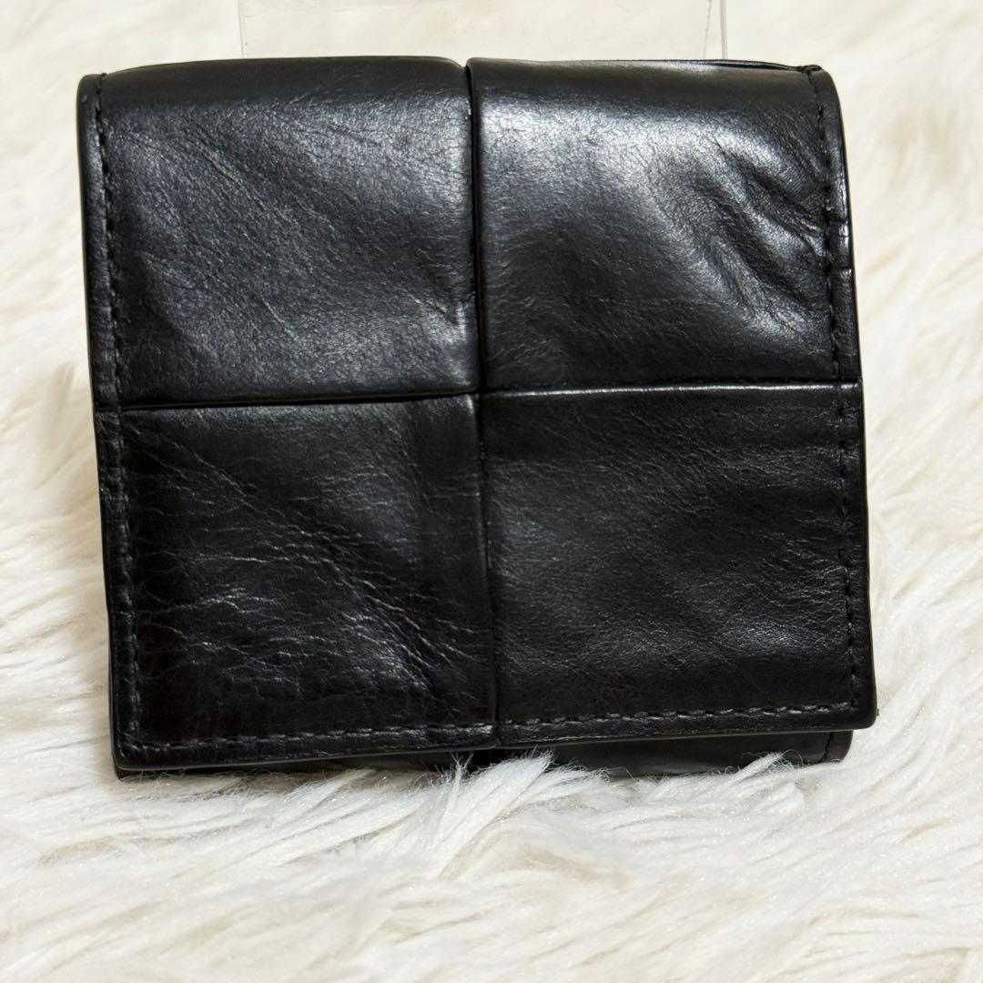 【極美品】近年モデル　シワ加工　IC カセット　パース　ボッテガヴェネタ