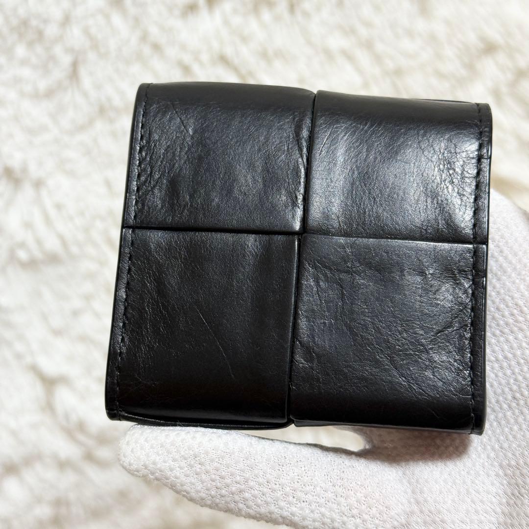 【極美品】近年モデル　シワ加工　IC カセット　パース　ボッテガヴェネタ