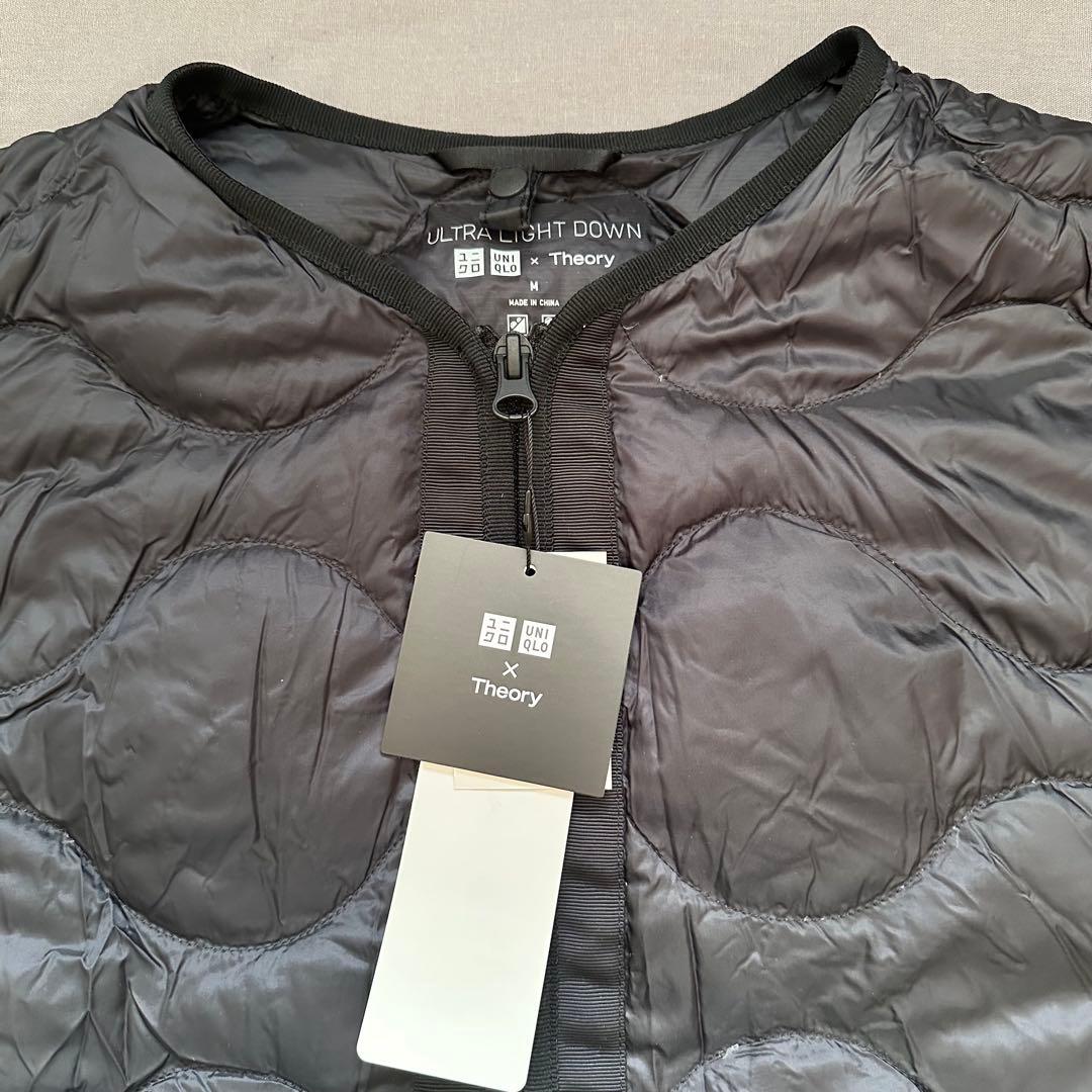 タグ付き UNIQLO x Theory ウルトラライトダウンロングベスト M