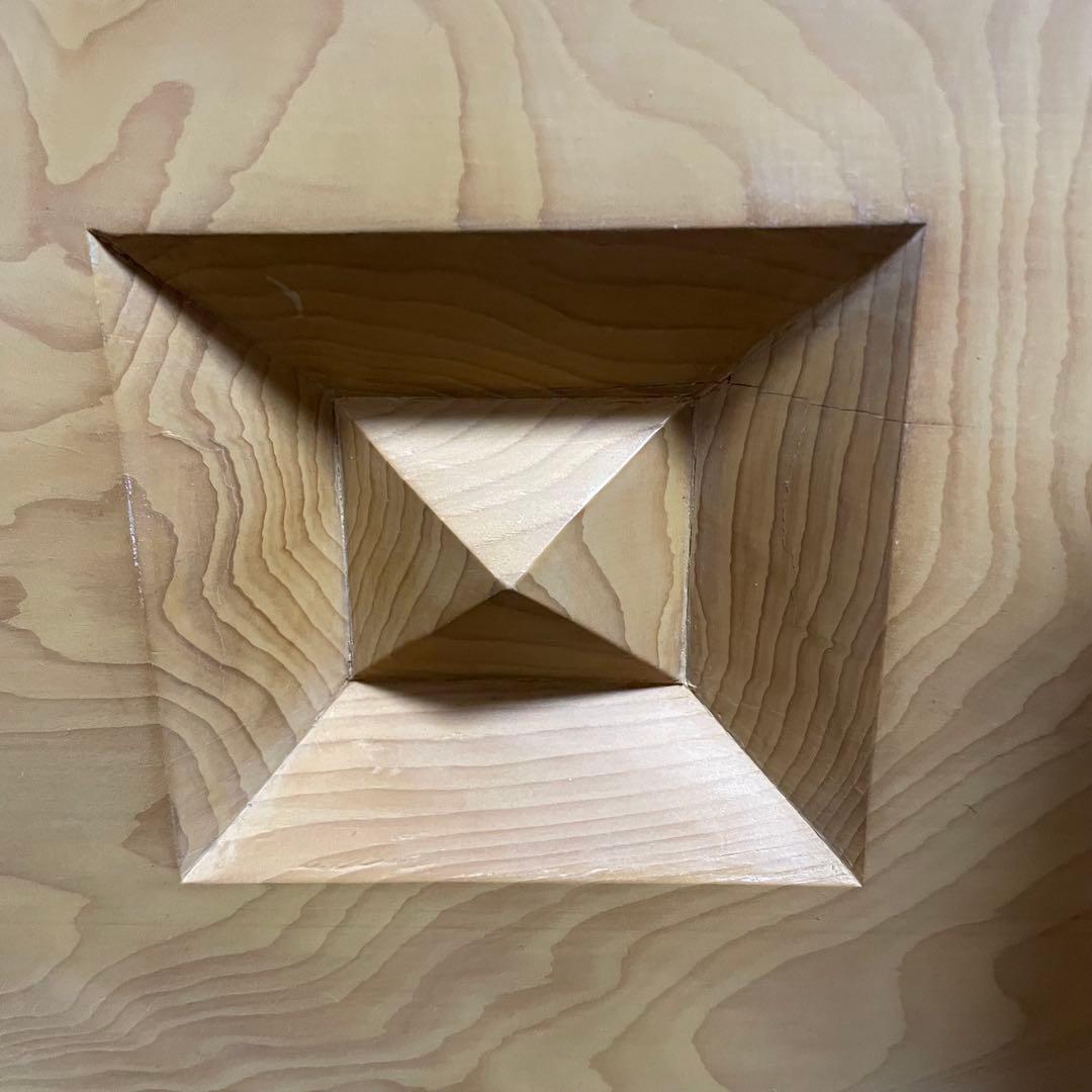 【良品】碁盤 本榧 天柾 ヘソ付き 脚付き 厚16cm