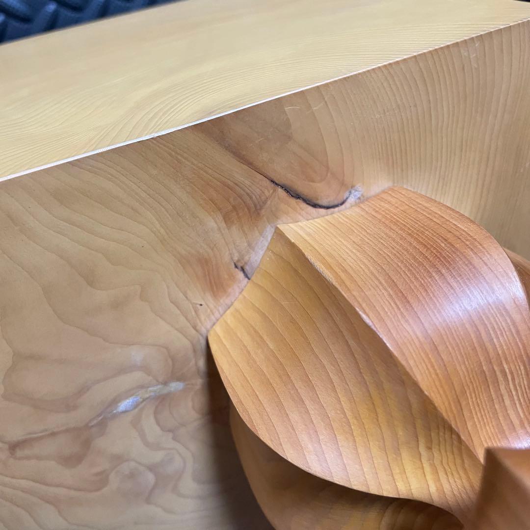 【良品】碁盤 本榧 天柾 ヘソ付き 脚付き 厚16cm