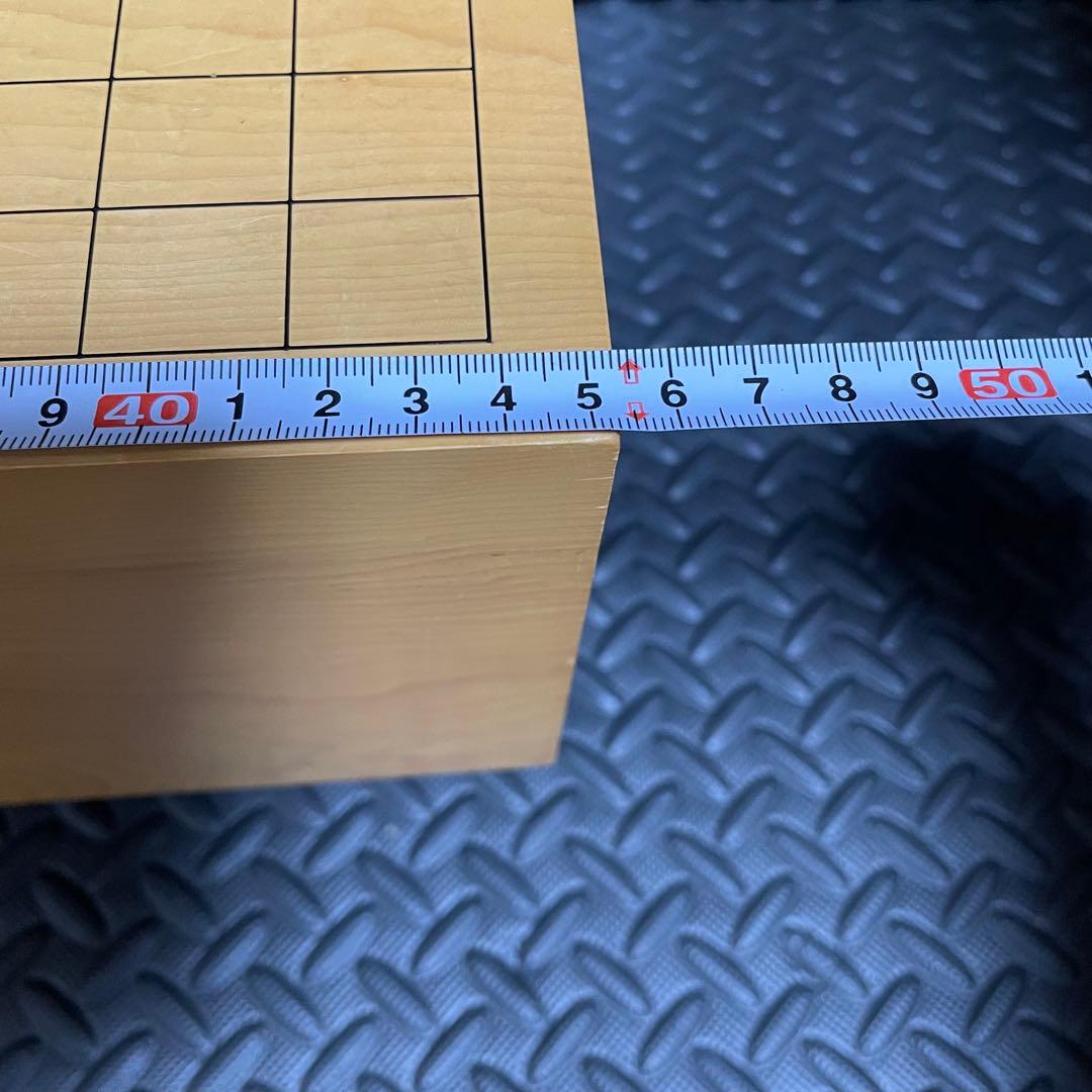 【良品】碁盤 本榧 天柾 ヘソ付き 脚付き 厚16cm