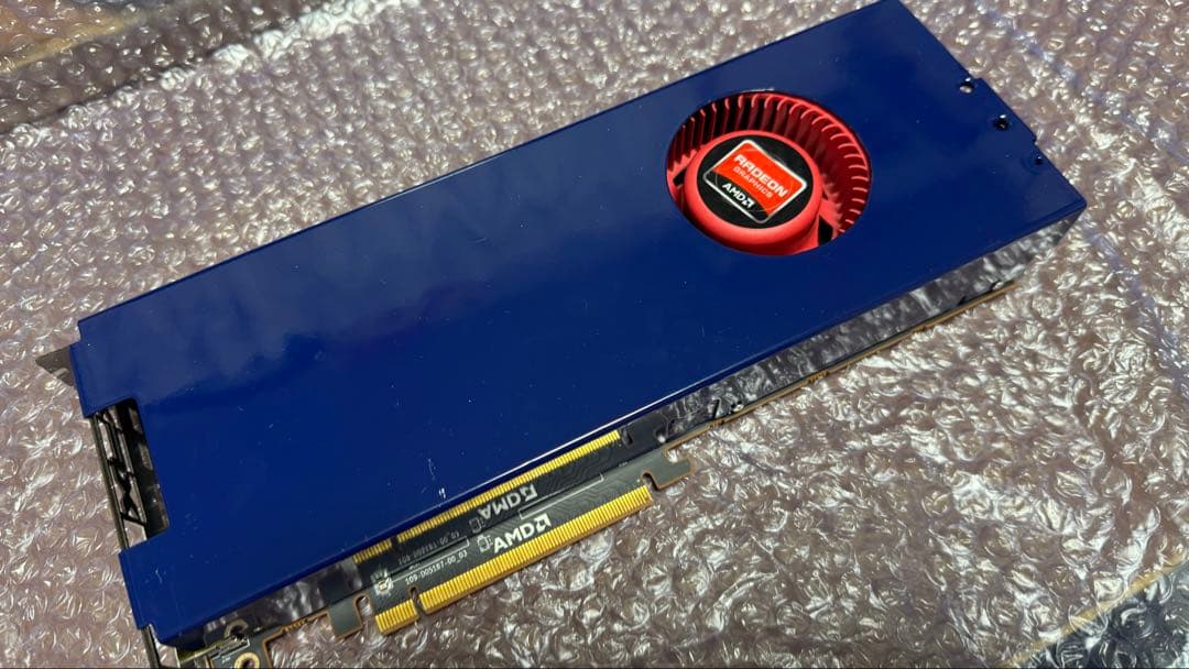 AMD Radeon pro MI25 ー> wx9100化　その1