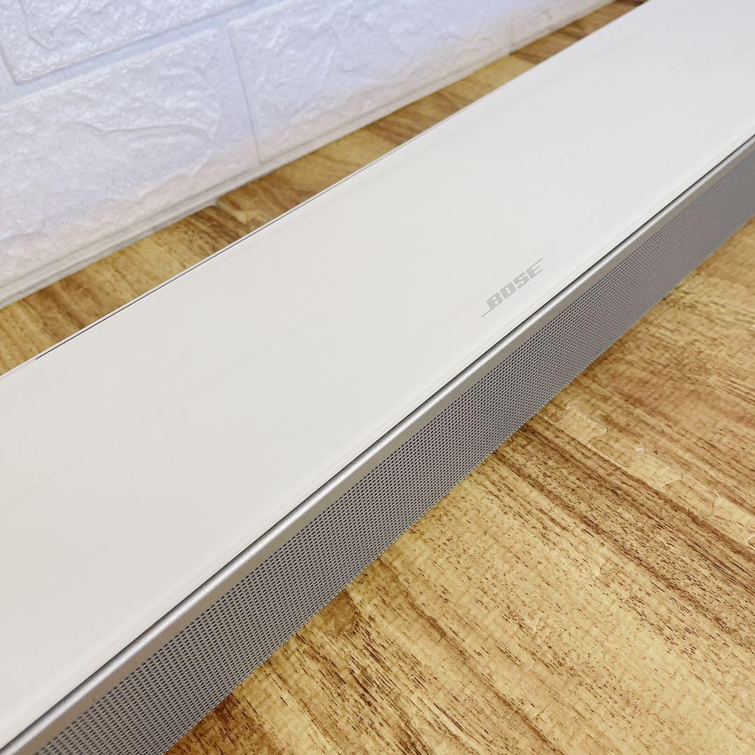 【美品】BOSE サウンドバー ホワイト 美品　動作確認済　SOUNDBAR