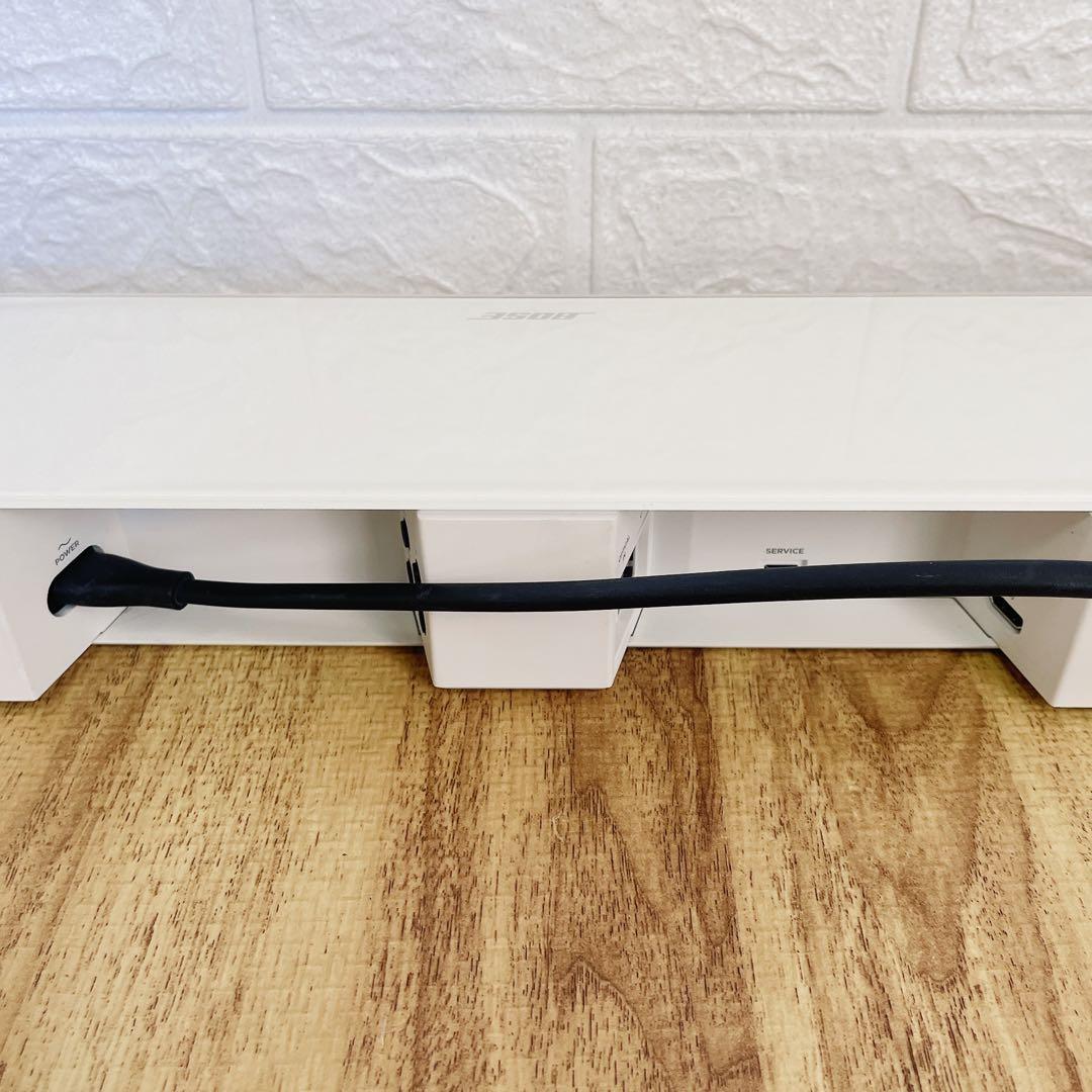【美品】BOSE サウンドバー ホワイト 美品　動作確認済　SOUNDBAR