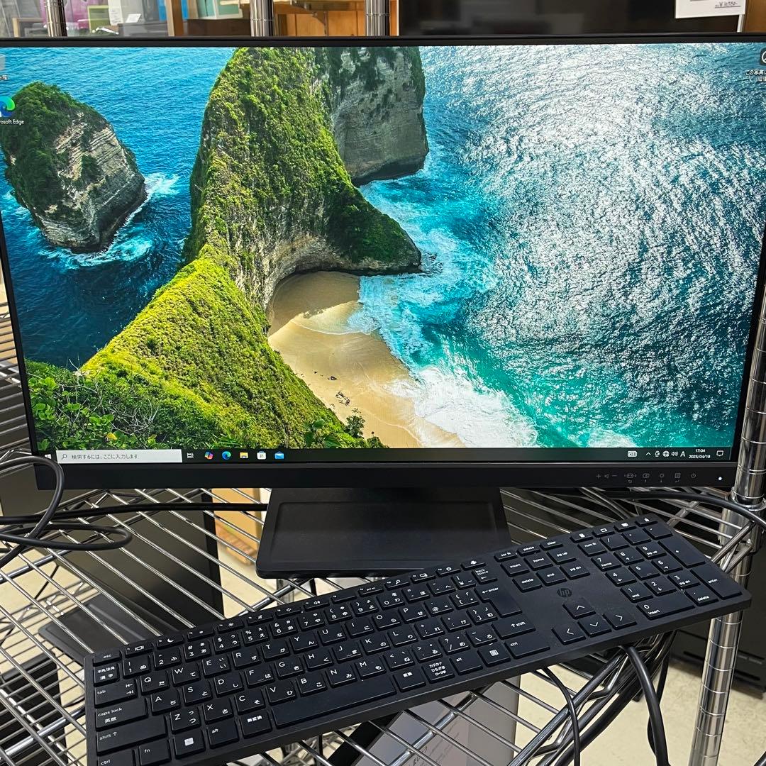 ２台【富士通】モニター　VTF2401 スピーカー搭載　　23.8型