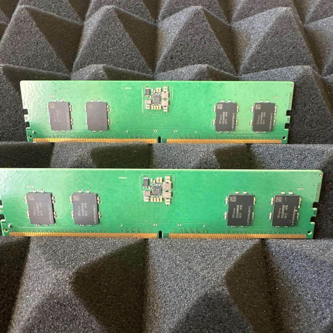 メモリー DDR5 8Gb x2 4800Mhz Skhynix