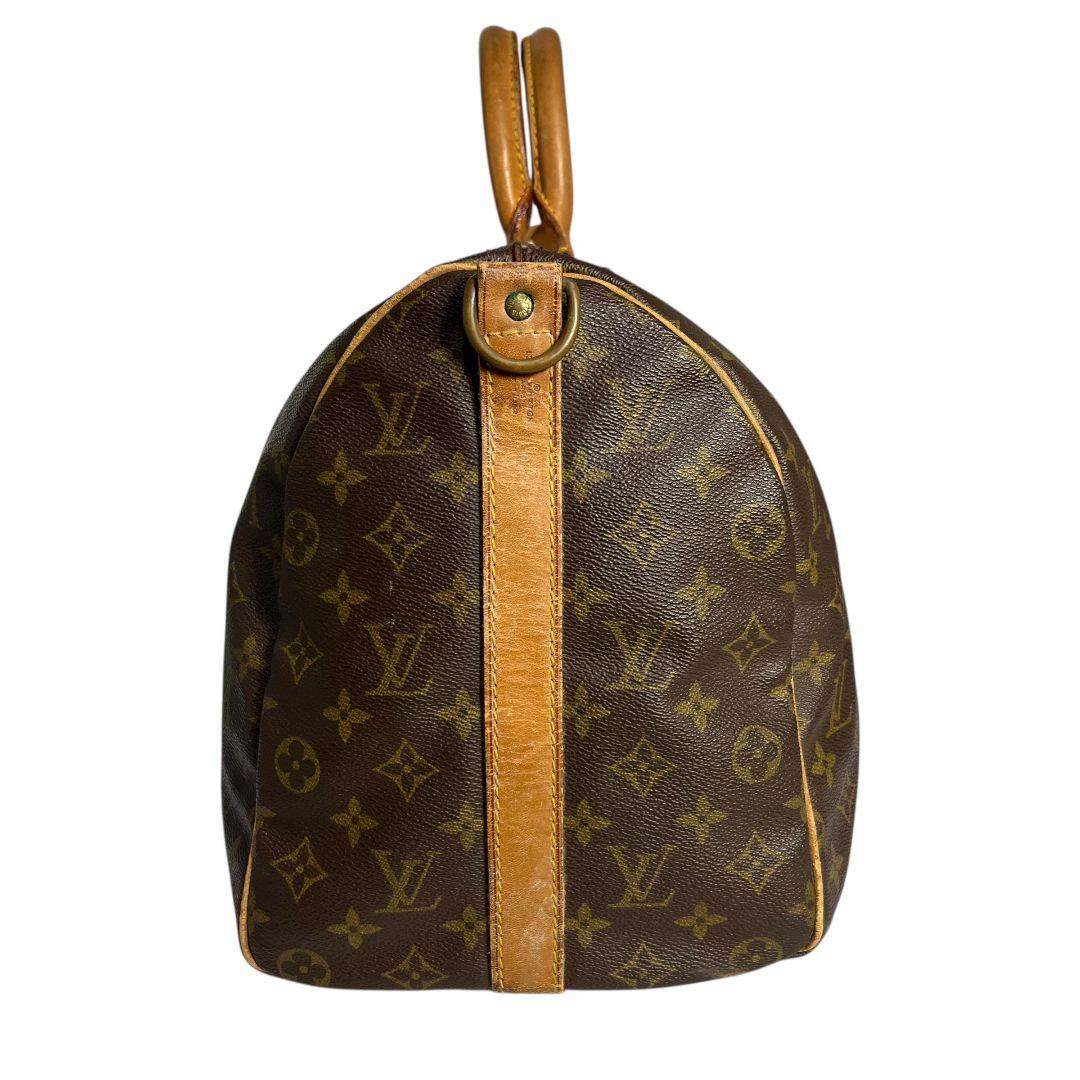 【鑑定済】ルイヴィトン　モノグラム　キーポル45　バンドリエール　ボストンバッグ