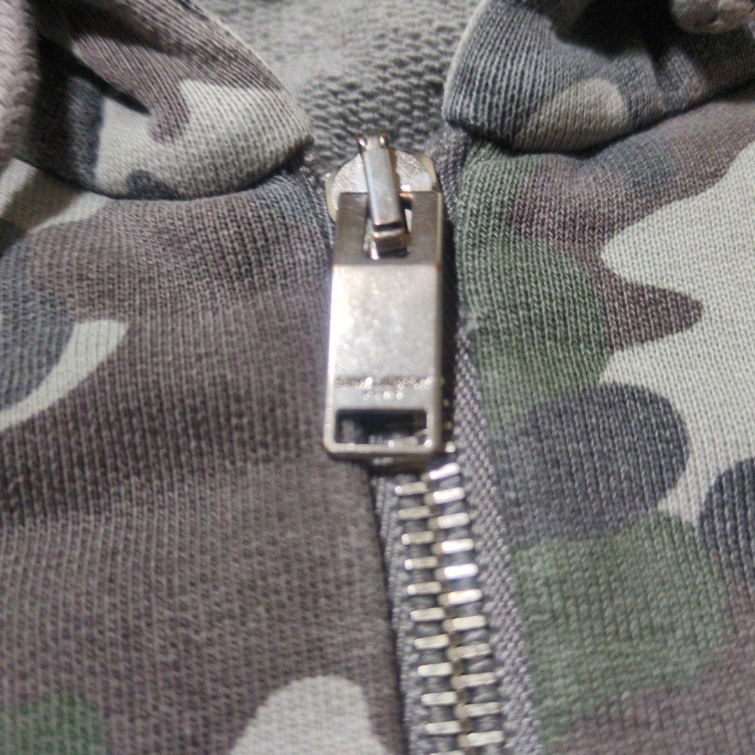 SAINT LAURENT PARIS ジップパーカー ダメージ ヴィンテージ