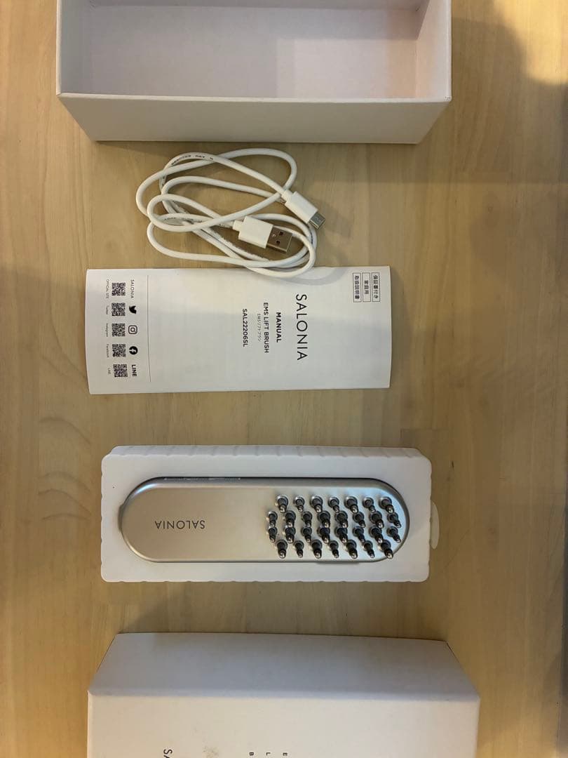 SALONIA 美顔器 コンパクト シルバー