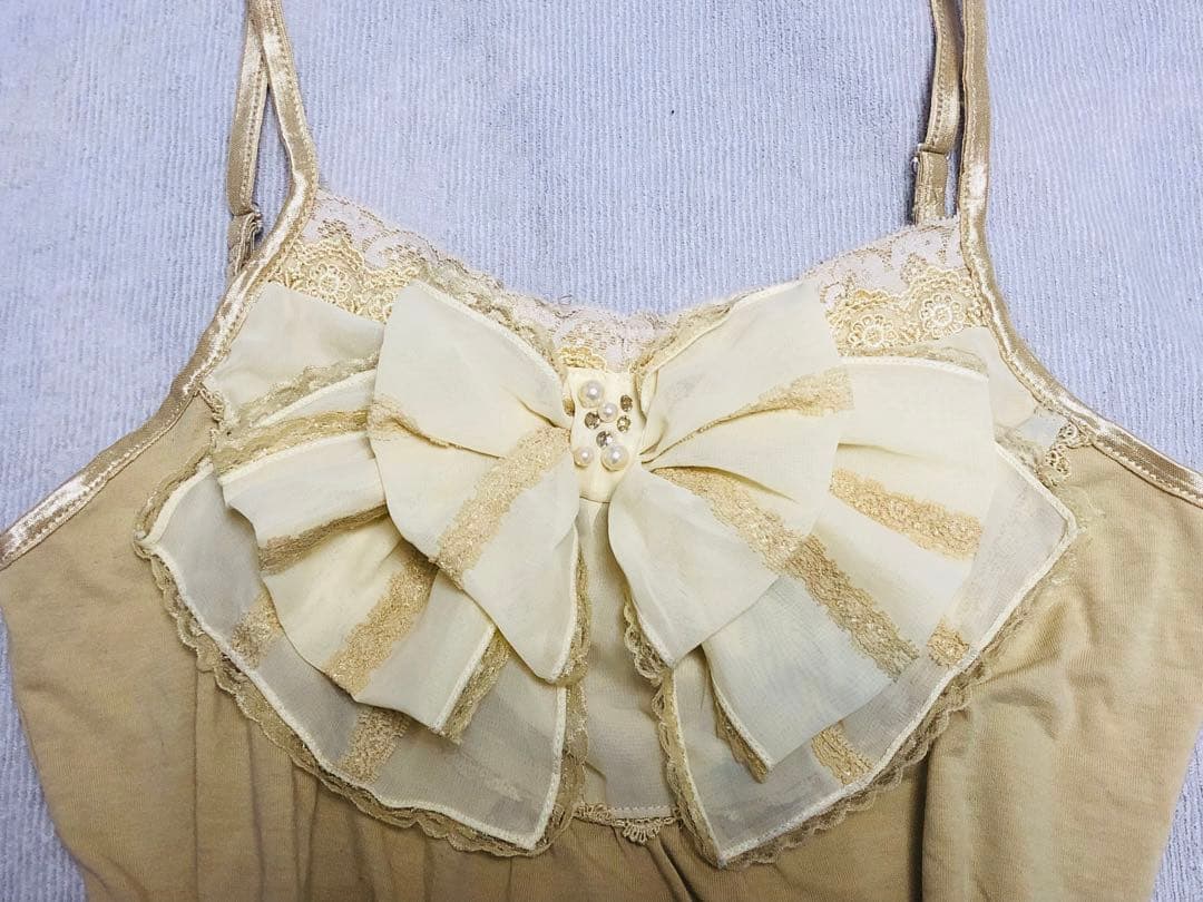 axes femmeビッグリボンキャミソール　y2k リズリサ姫系