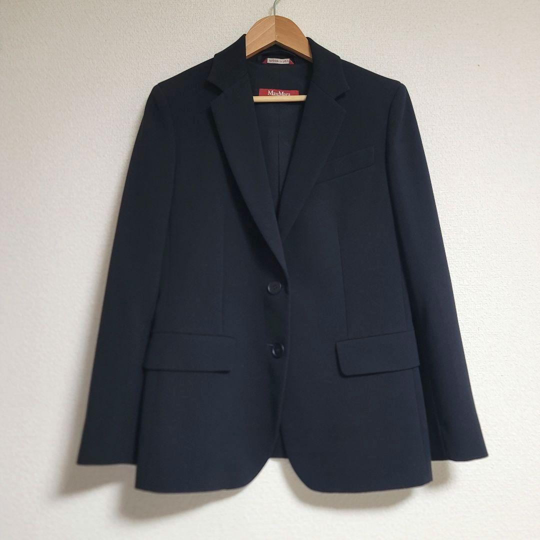 美品✨MaxMara マックスマーラスチュディオ パンツスーツ上下 ブラック