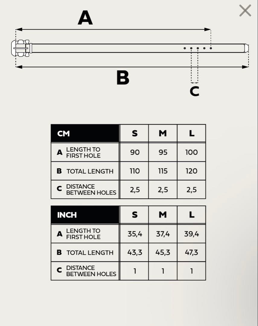 小物 trendtvision studs belt black S
