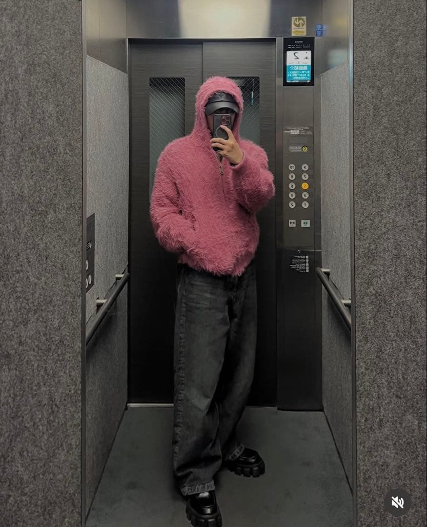 Thug Club サグクラブ パーカー Fur Zip-up Hoodie