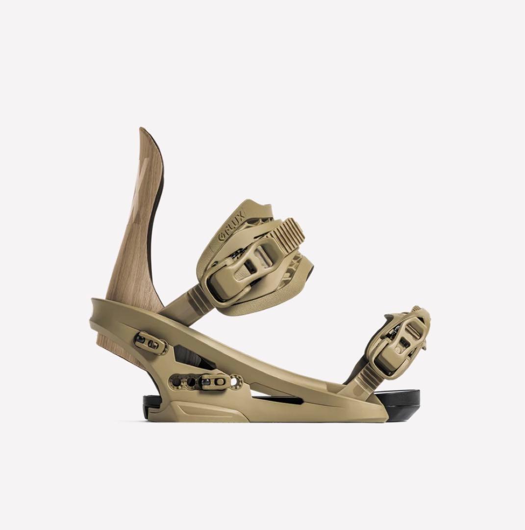 FLUXフラックスSRスノーボードビンディング ナチュラルウッド