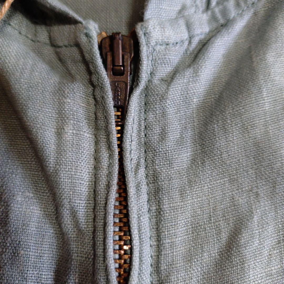 BONEVILLE リネンジャケット　サイズ50 グリーン