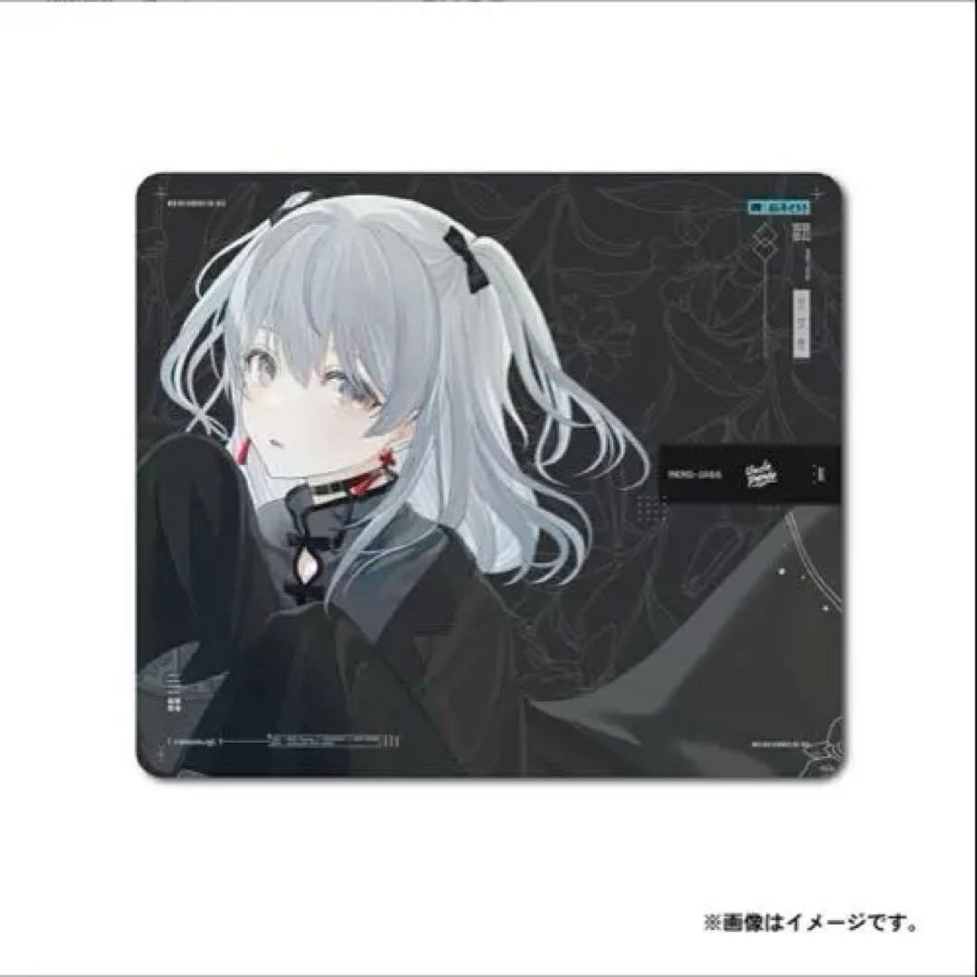 猫麦とろろ　ガラスマウスパッド