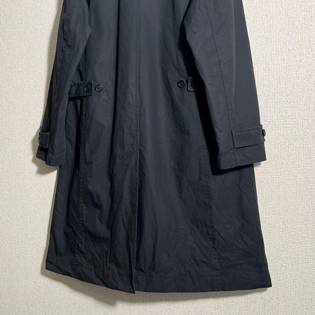 MHL. ダウンライナー付ステンカラーコート ロング丈 ブラック Ⅰ