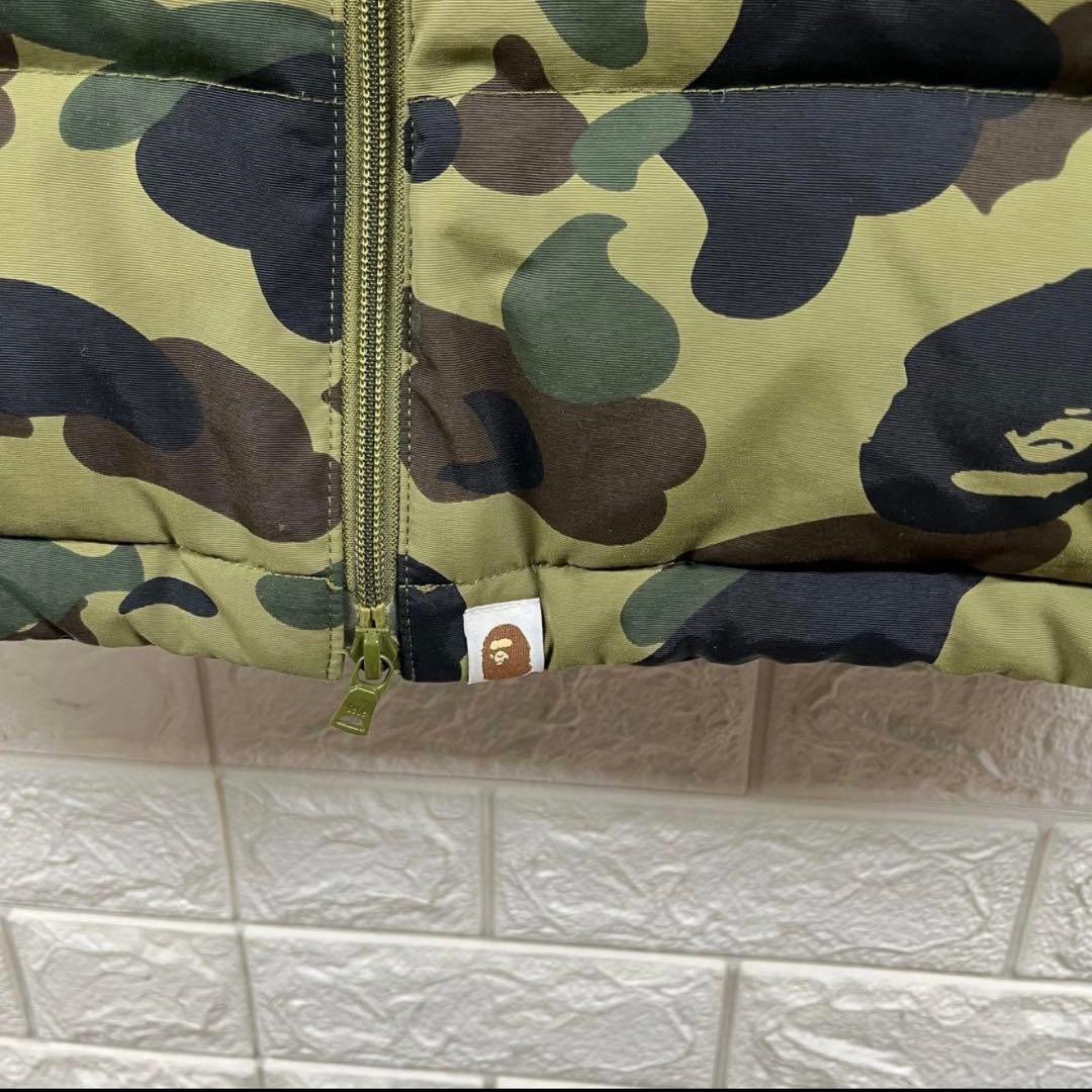 【A BATHING APE】1st BAPE camo ダウンジャケット XL