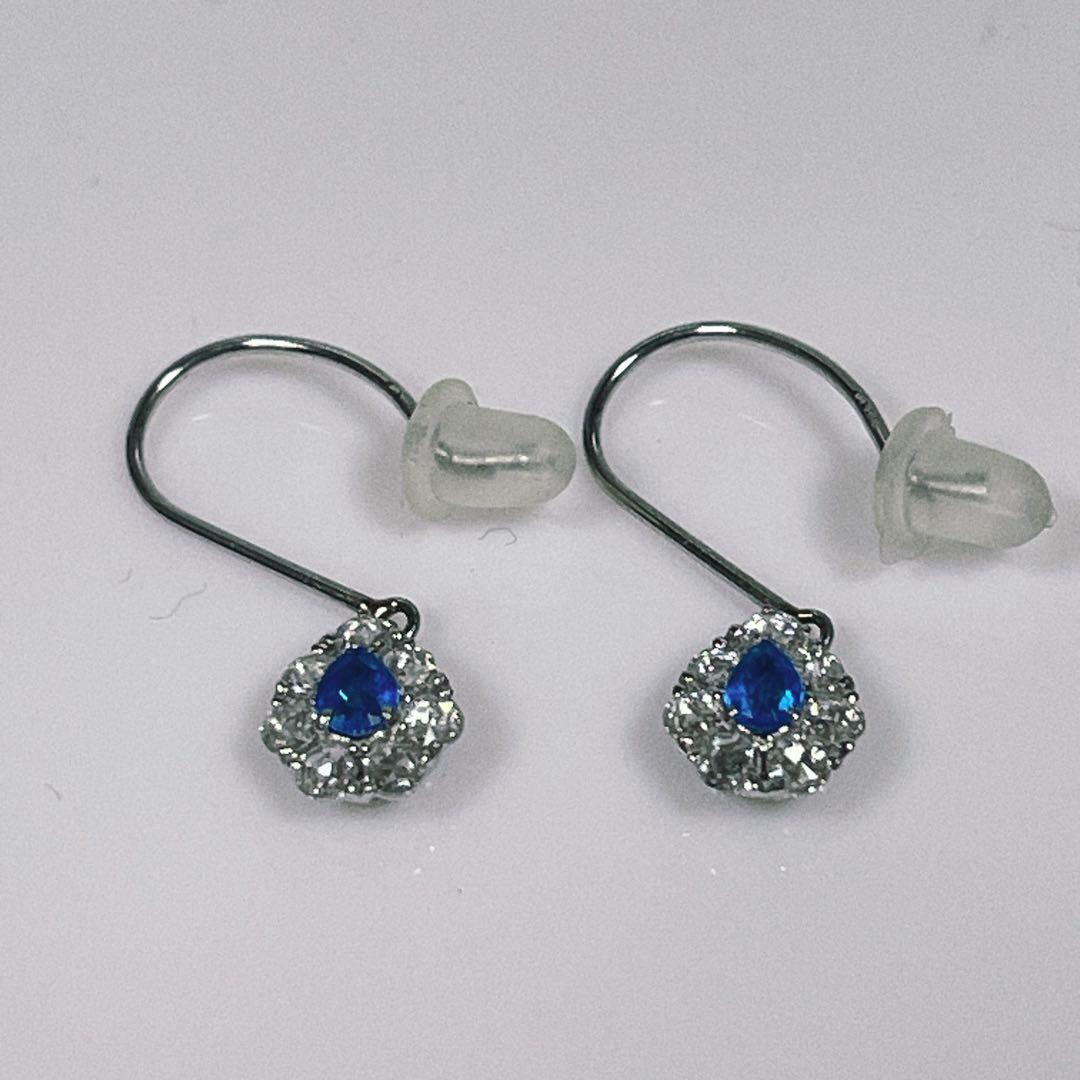 m*n様 プラチナアウィンナイトピアスNO25-1131