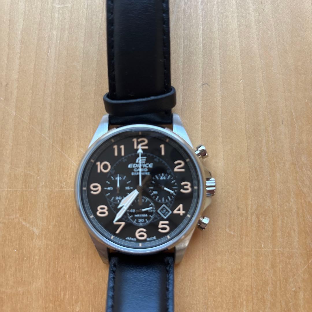EDIFICE CASIO ブラック時計