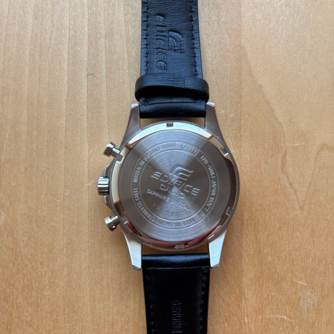 EDIFICE CASIO ブラック時計