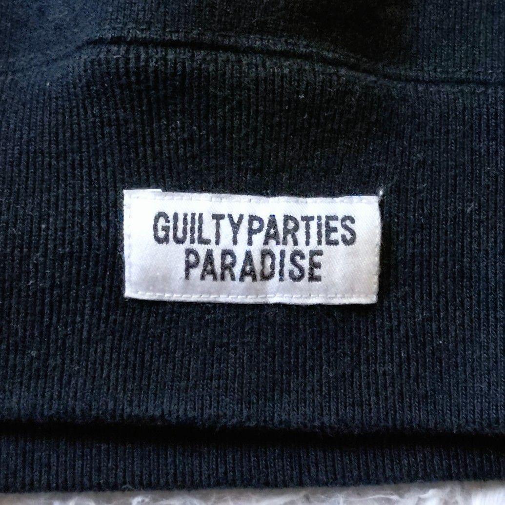 【即売】WACKO MARIA　トレーナー　スウェット　ブラック　L　刺繍ロゴ