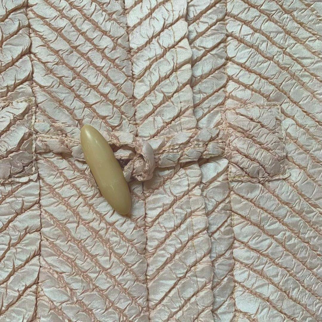 ヨシキヒシヌマ　ダッフルコート　絞り加工　ロング　コート　シワ加工