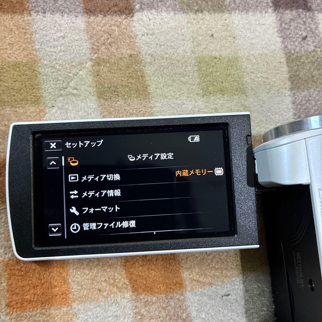 安い！SONY ビデオカメラ HDR-CX270V ホワイト動作okです
