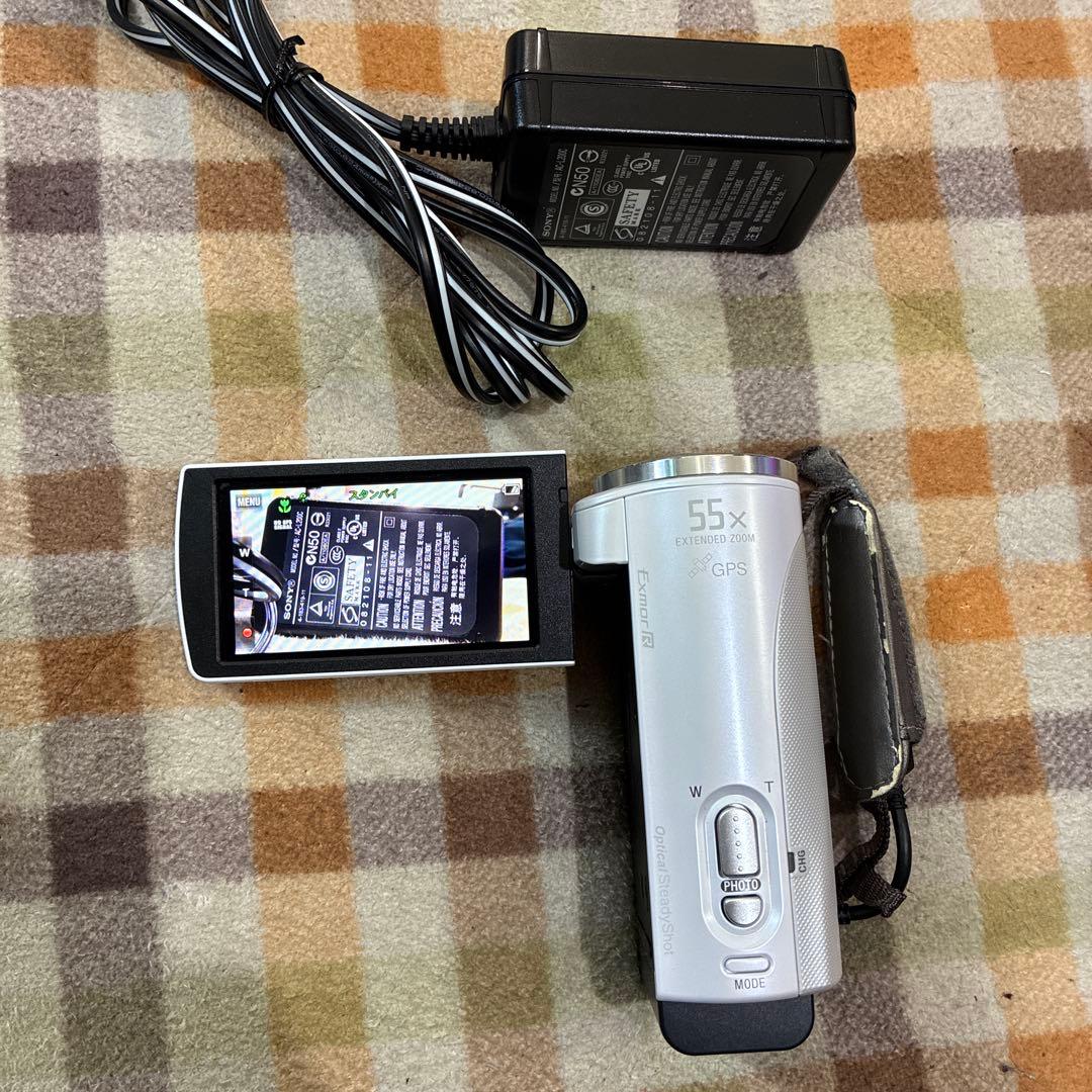 安い！SONY ビデオカメラ HDR-CX270V ホワイト動作okです