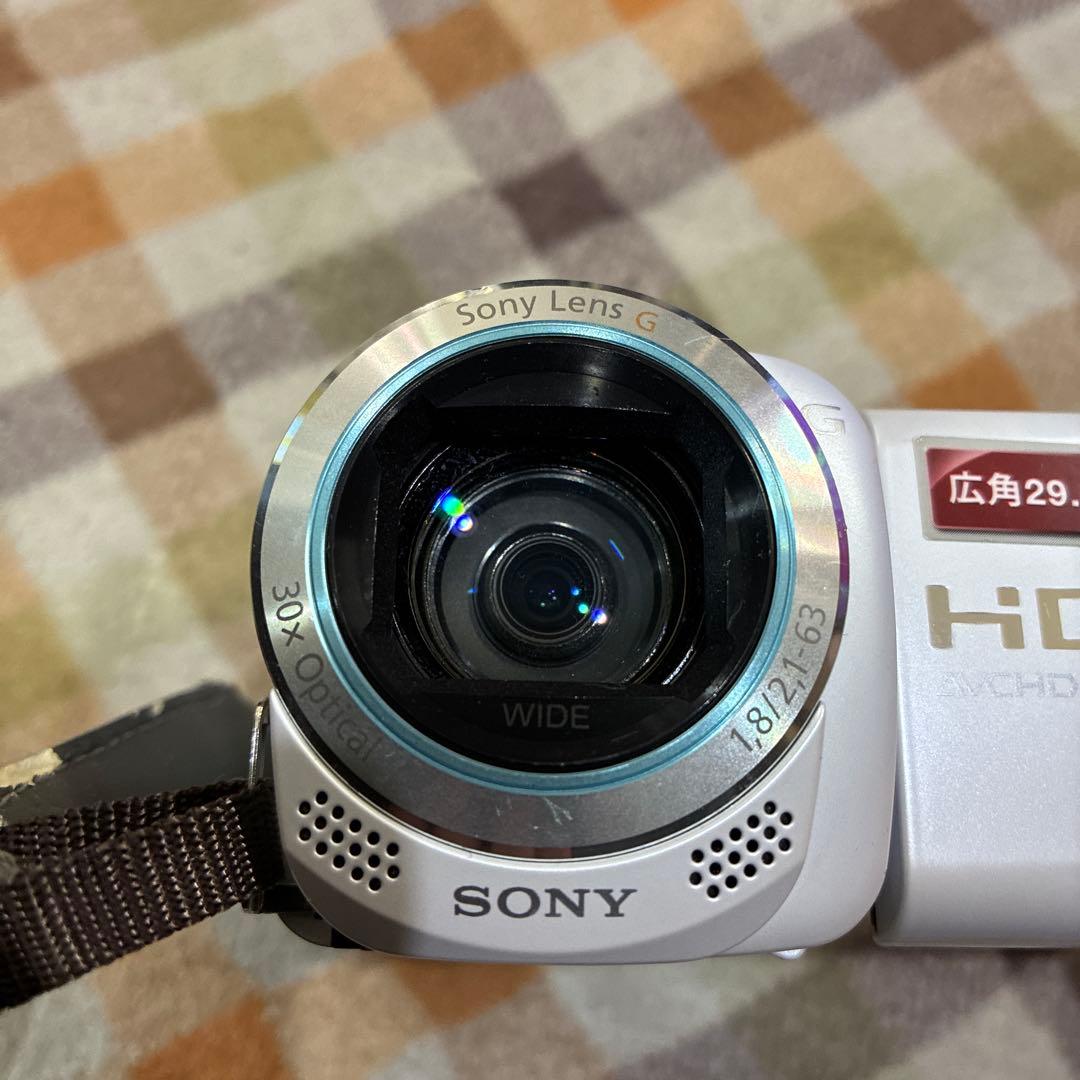 安い！SONY ビデオカメラ HDR-CX270V ホワイト動作okです