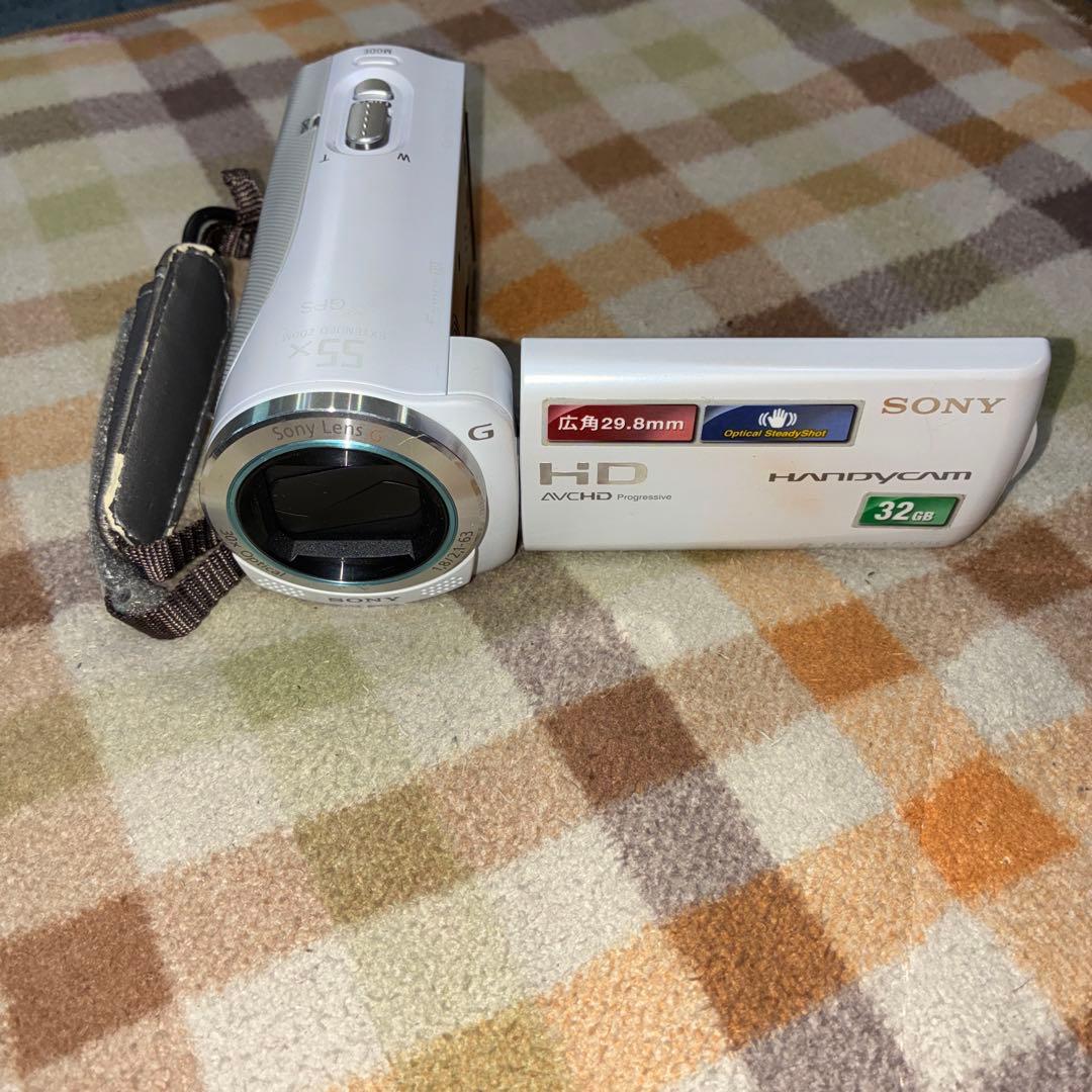安い！SONY ビデオカメラ HDR-CX270V ホワイト動作okです
