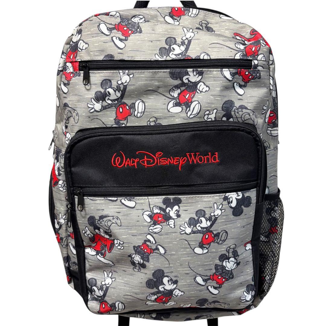 【美品】Walt Disney 大容量 2wayリュック 総柄ミッキー
