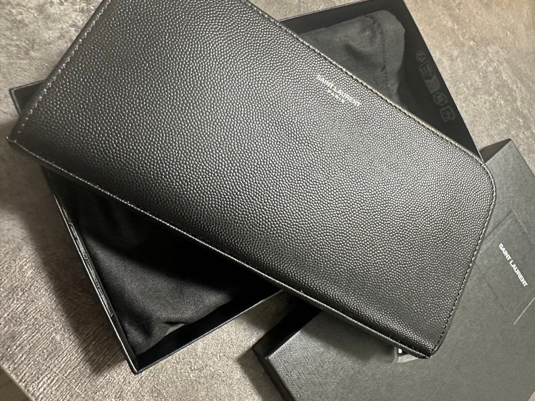 サンローラン SAINT LAURENT ZIP AROUND WALLET