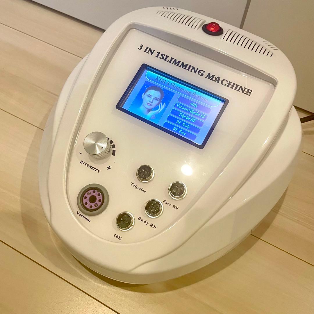 【新品未使用】業務用40khzキャビテーション・ラジオ波 顔&身体用 正規品