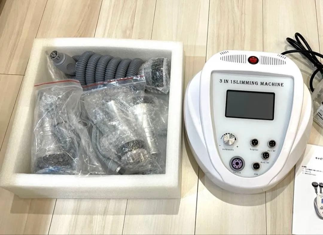 【新品未使用】業務用40khzキャビテーション・ラジオ波 顔&身体用 正規品