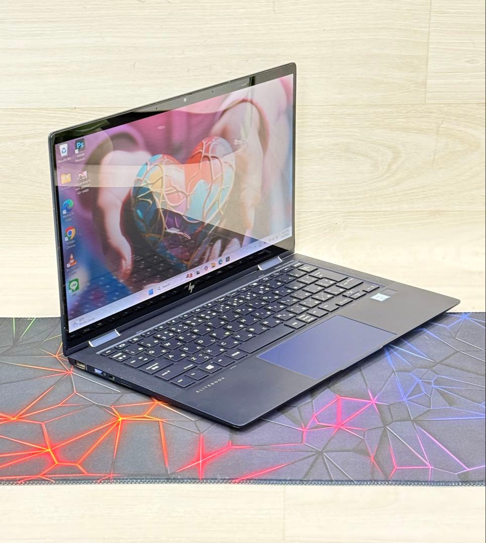 タッチ8世代Corei7ノートhp Elite Dragonfly/16GB