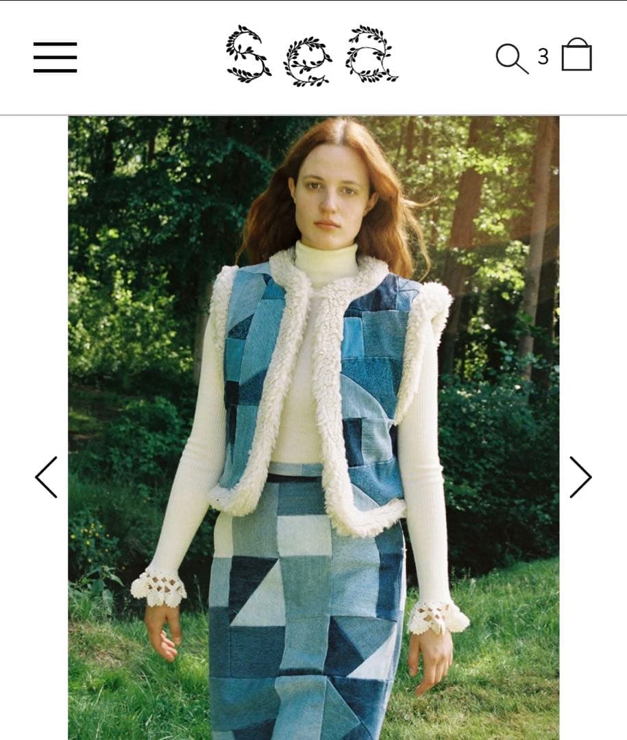 【新品タグ付】sea new york デニム ベスト