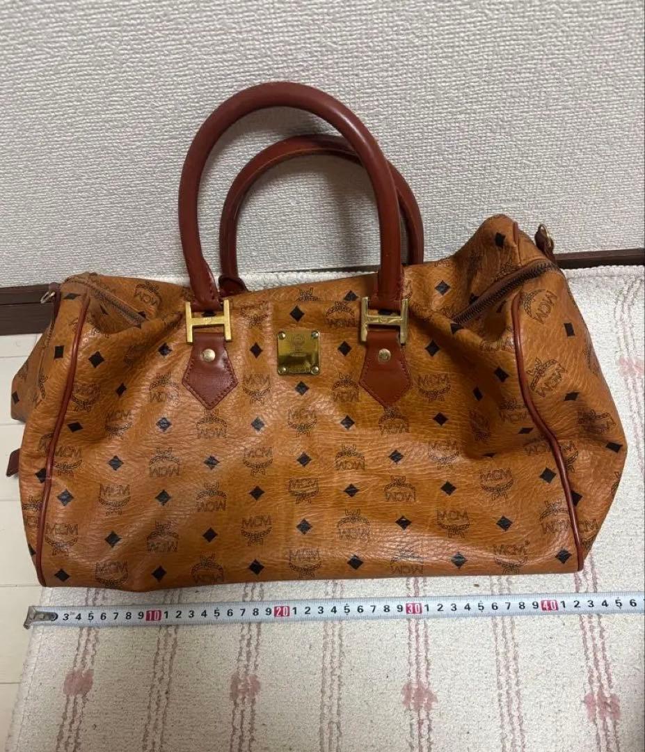 MCM ブラウン ボストンバッグ 1917P