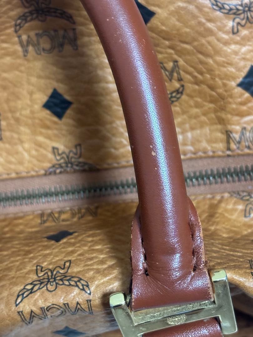 MCM ブラウン ボストンバッグ 1917P