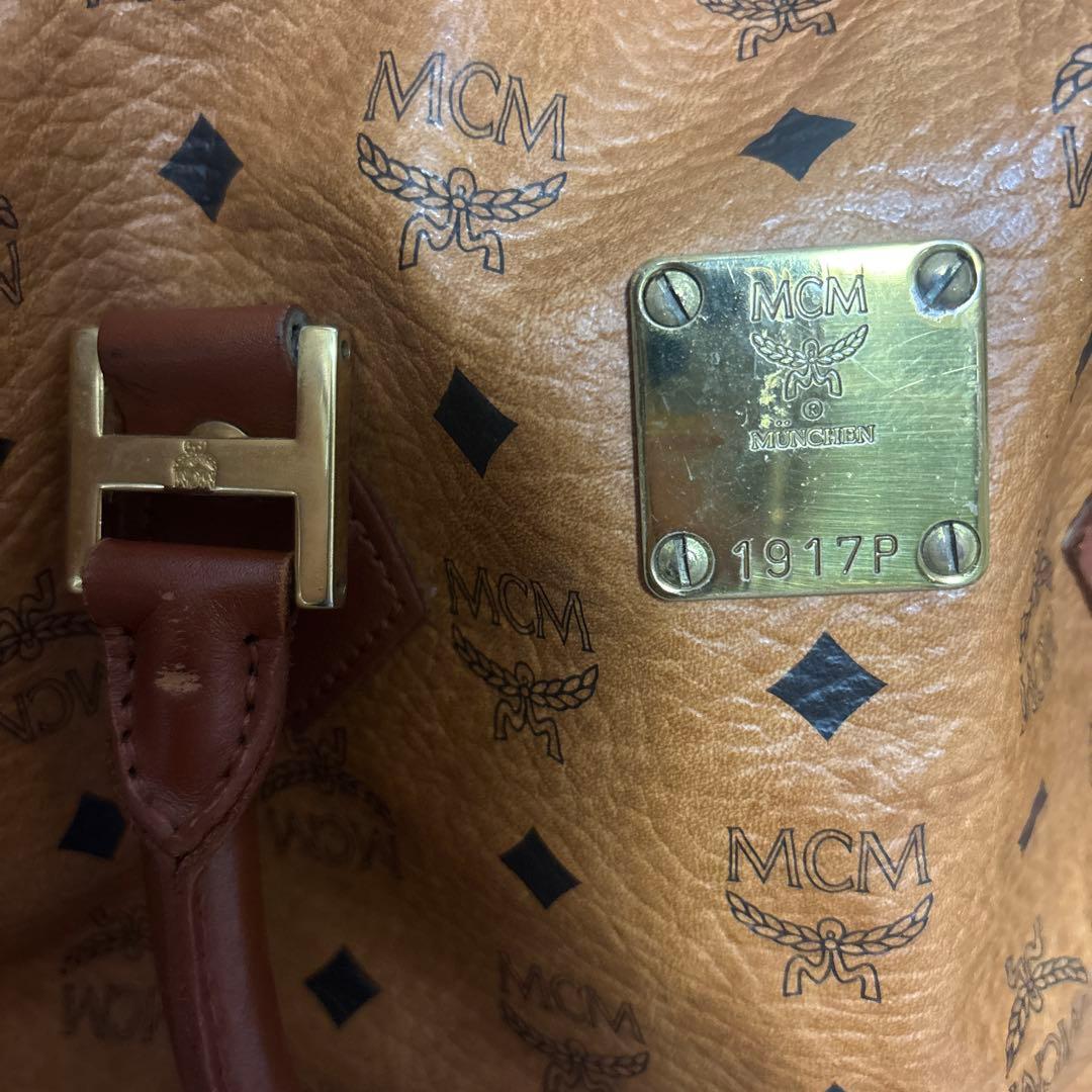 MCM ブラウン ボストンバッグ 1917P