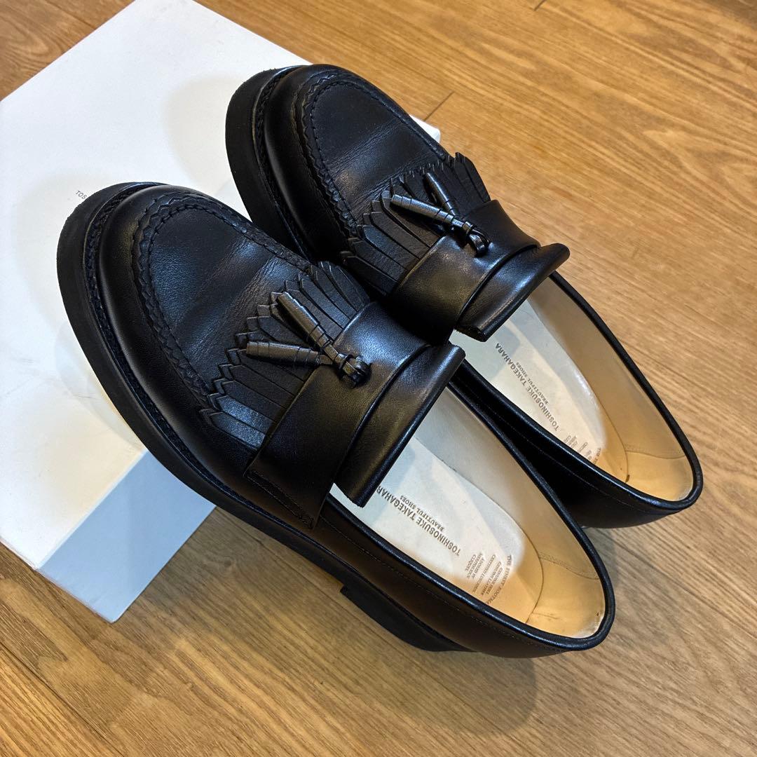 ビューティフルシューズ　タッセルローファー　25