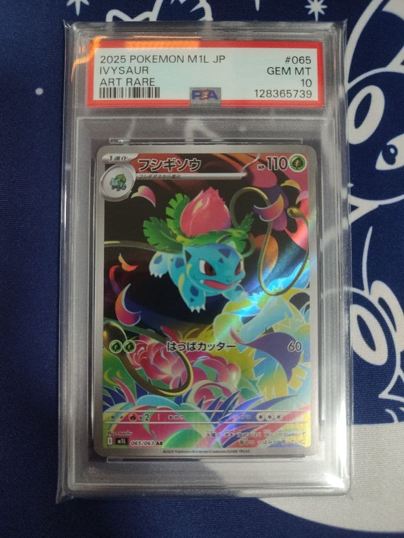 【PSA10 3連番】 フシギダネ、フシギソウAR、 メガフシギバナex SAR