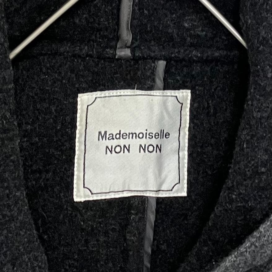 美品✨マドモアゼルノンノン ダッフルコート ダブルフェイス ロング 木製トグル