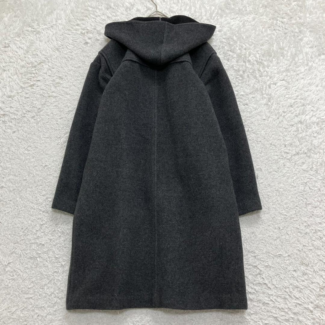 美品✨マドモアゼルノンノン ダッフルコート ダブルフェイス ロング 木製トグル