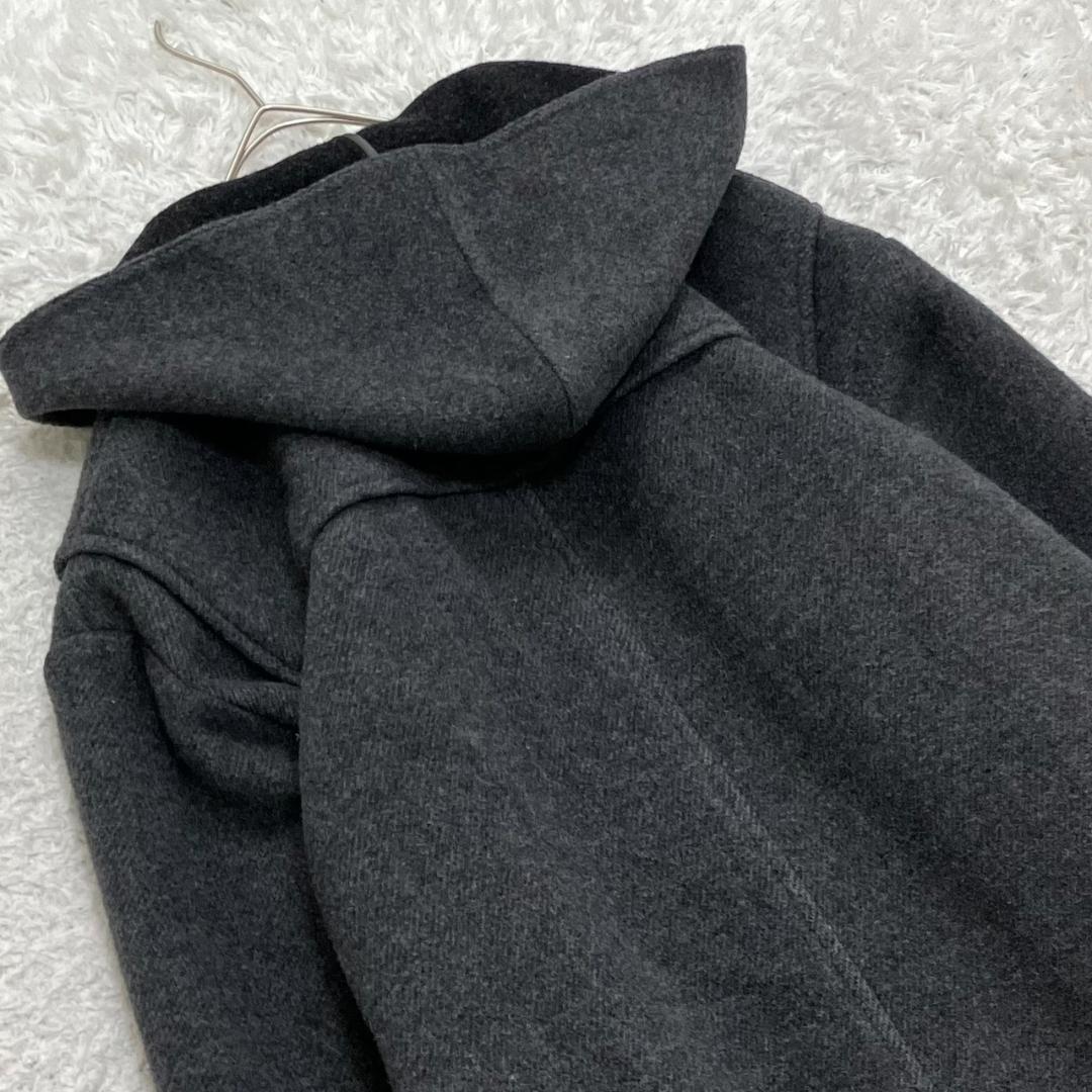 美品✨マドモアゼルノンノン ダッフルコート ダブルフェイス ロング 木製トグル