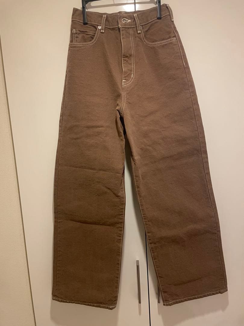 THE NEWHOUSE　ザニューハウス　25FW ダック地パンツ　XS