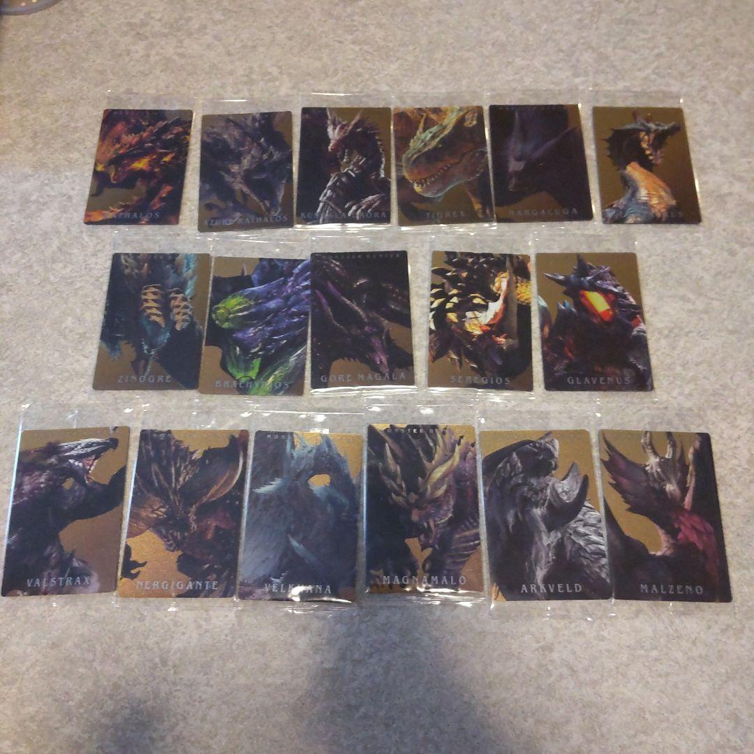 モンハン ウエハース 35種 ほぼコンプ