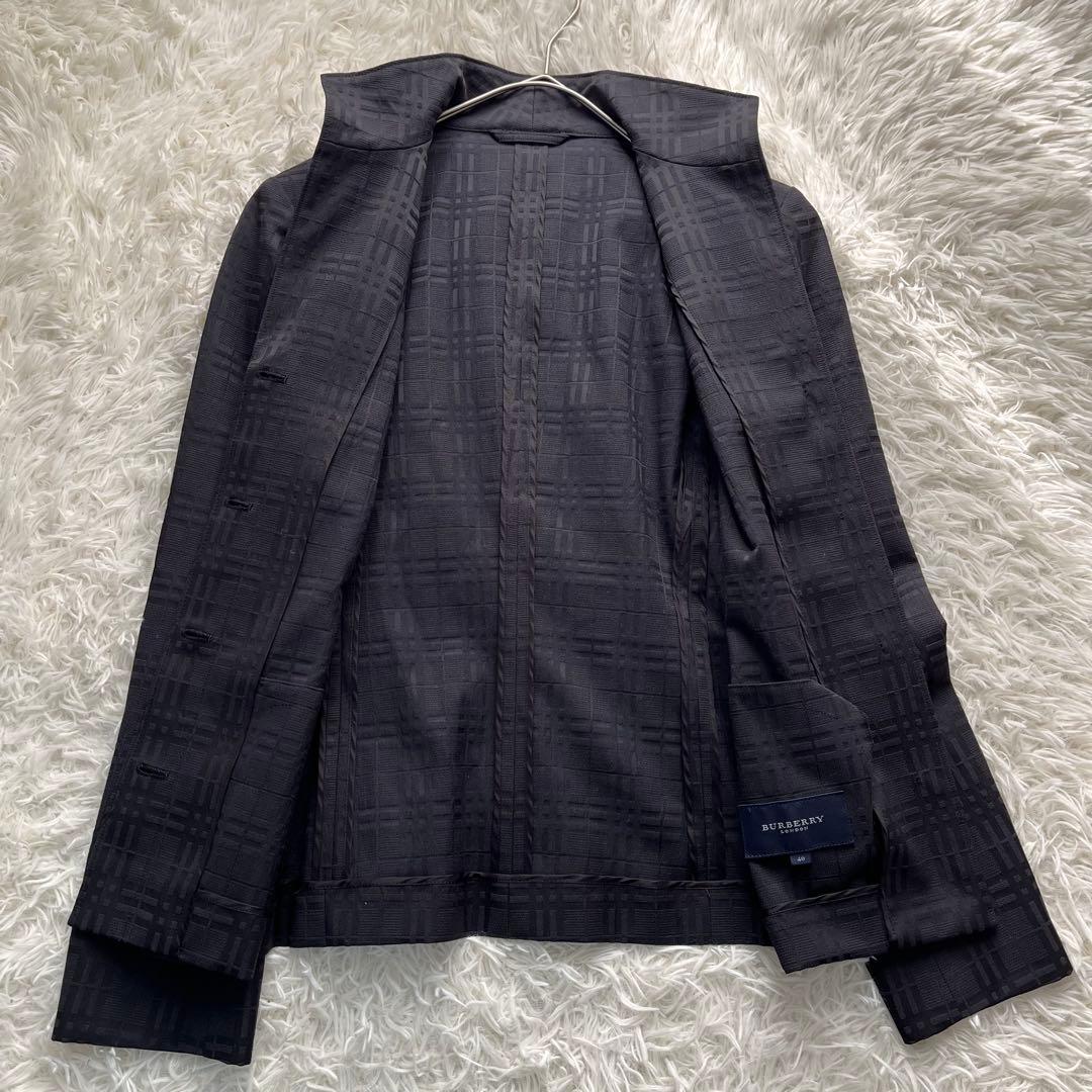 【極美品】バーバリーロンドン パンツスーツ セットアップ シャドーチェック 40
